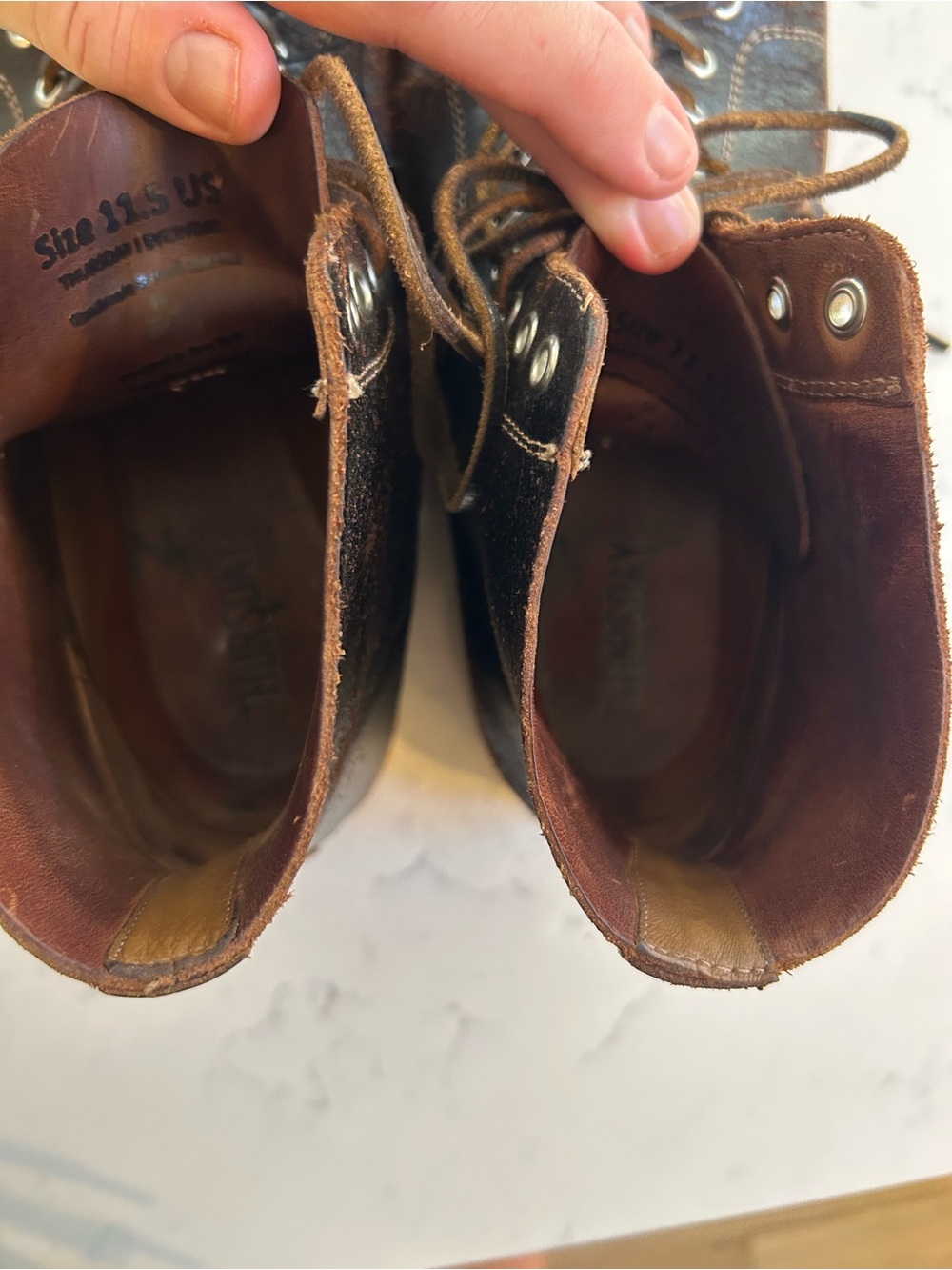 Thursday Boots Men’s Brown Leather High Top Sneakers Boots Size 11.5 US Casual - Picture 3 of 11